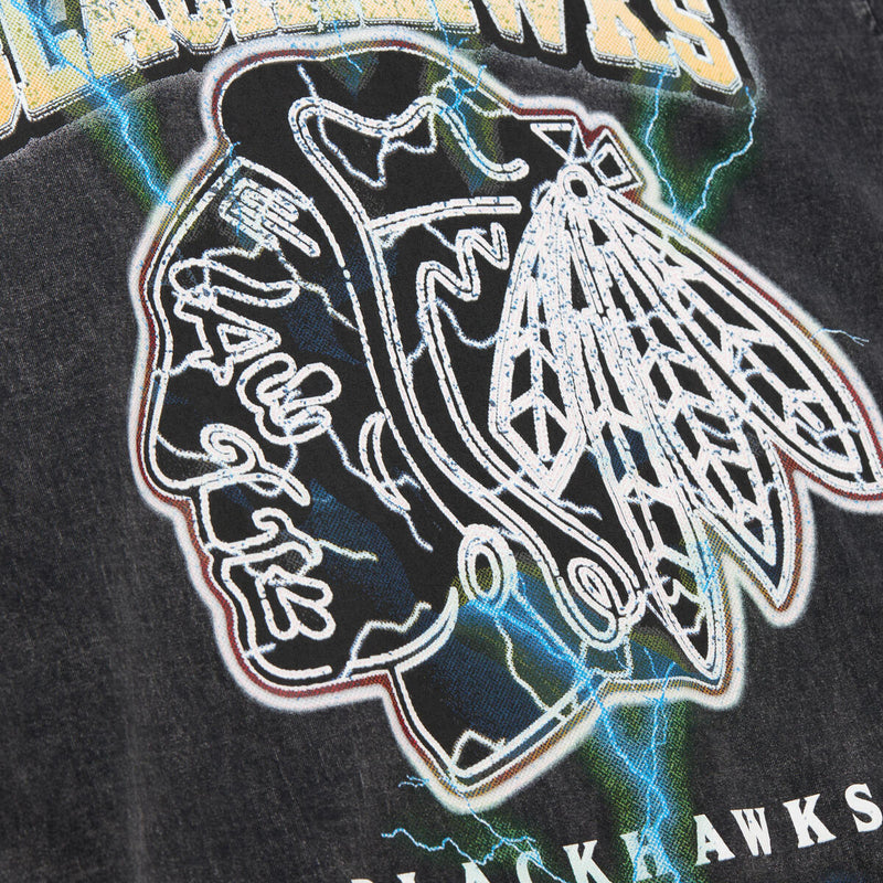 NHL OVERSIZED GRAPHIC TEE BLACKHAWKS Black TP6805-CBHBLCK - Image 5 NHL OVERSIZED GRAPHIC TEE BLACKHAWKS Black TP6805-CBHBLCK - Image 5