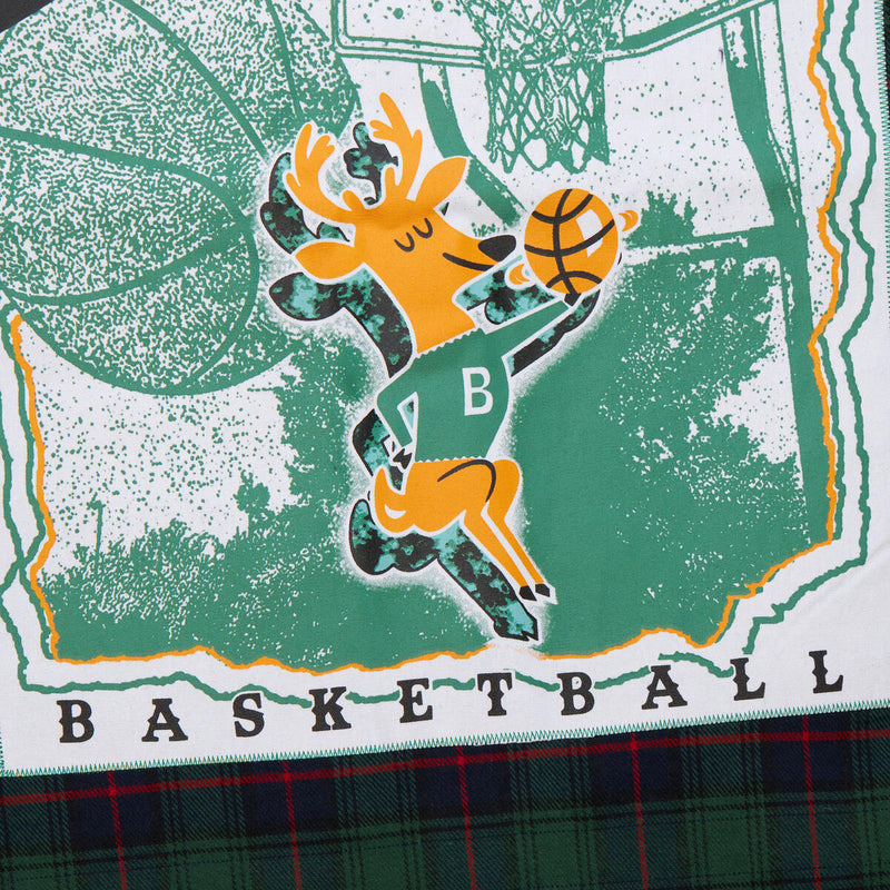 NBA PLAID LS BUTTON UP BUCKS Green TP9078-MBUGREN - Image 6 NBA PLAID LS BUTTON UP BUCKS Green TP9078-MBUGREN - Image 6