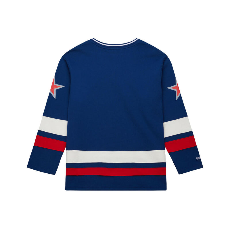 NHL UNISEX FASHION V-NECK SWEATSHIRT BLUE JACKETS Blue TP9085-CBJBLUE - Image 2 NHL UNISEX FASHION V-NECK SWEATSHIRT BLUE JACKETS Blue TP9085-CBJBLUE - Image 2
