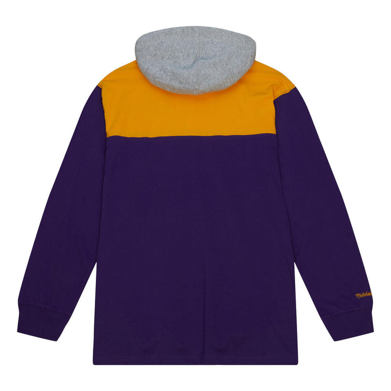 NBA HOODED RUGBY POLO LAKERS Purple TPOL5503-LALYYPPPPURP - Image 2 NBA HOODED RUGBY POLO LAKERS Purple TPOL5503-LALYYPPPPURP - Image 2