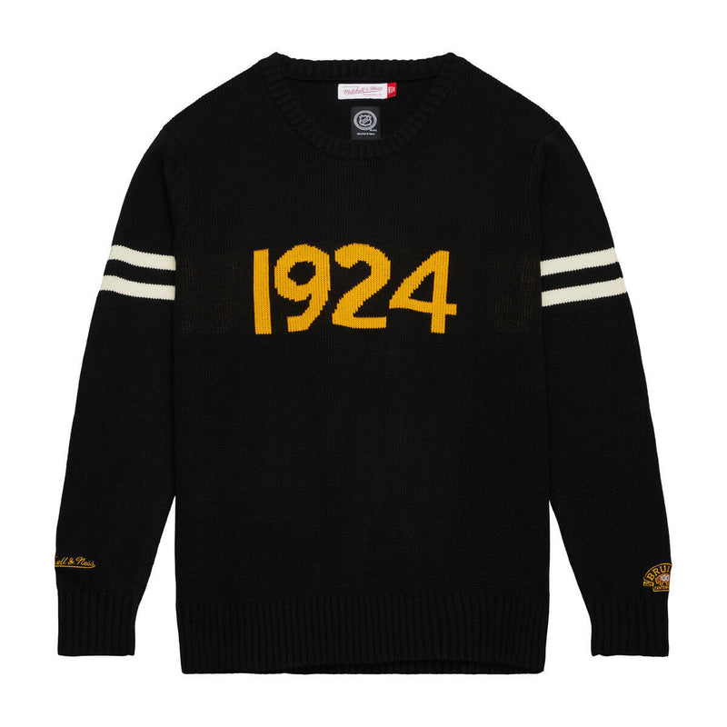 NHL 100TH ANNIVERSARY CREWNECK SWEATER BRUINS - Black - Image 1 NHL 100TH ANNIVERSARY CREWNECK SWEATER BRUINS - Black - Image 1
