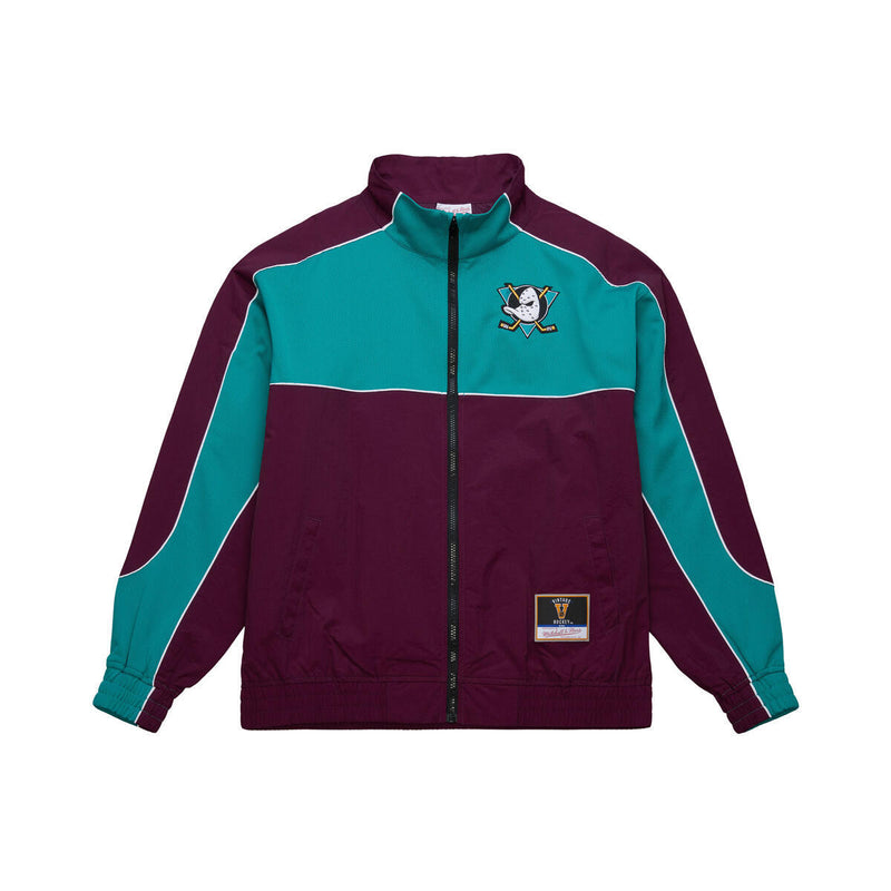 NHL MESH NYLON JACKET DUCKS - PLUM - Image 1 NHL MESH NYLON JACKET DUCKS - PLUM - Image 1