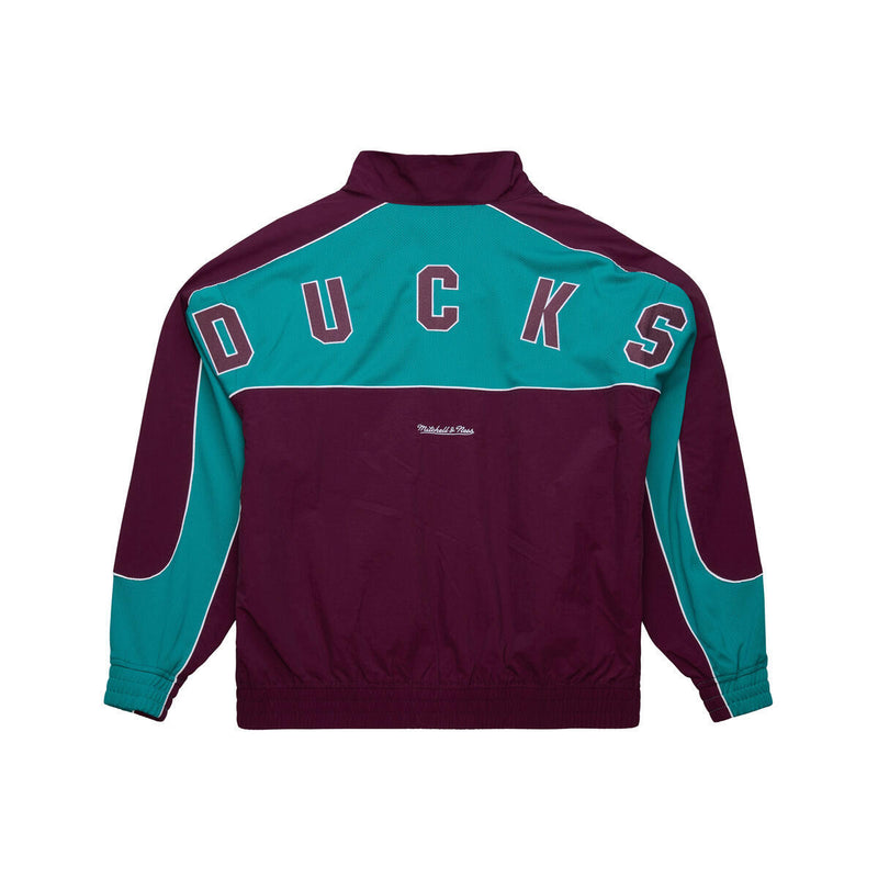 NHL MESH NYLON JACKET DUCKS - PLUM - Image 2 NHL MESH NYLON JACKET DUCKS - PLUM - Image 2