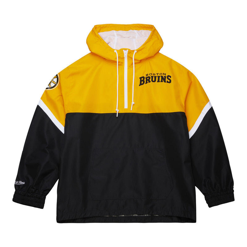 NHL TIE BREAKER LIGHTWEIGHT WINDBREAKER ANORAK BOSTON BRUINS - Image 1 NHL TIE BREAKER LIGHTWEIGHT WINDBREAKER ANORAK BOSTON BRUINS - Image 1