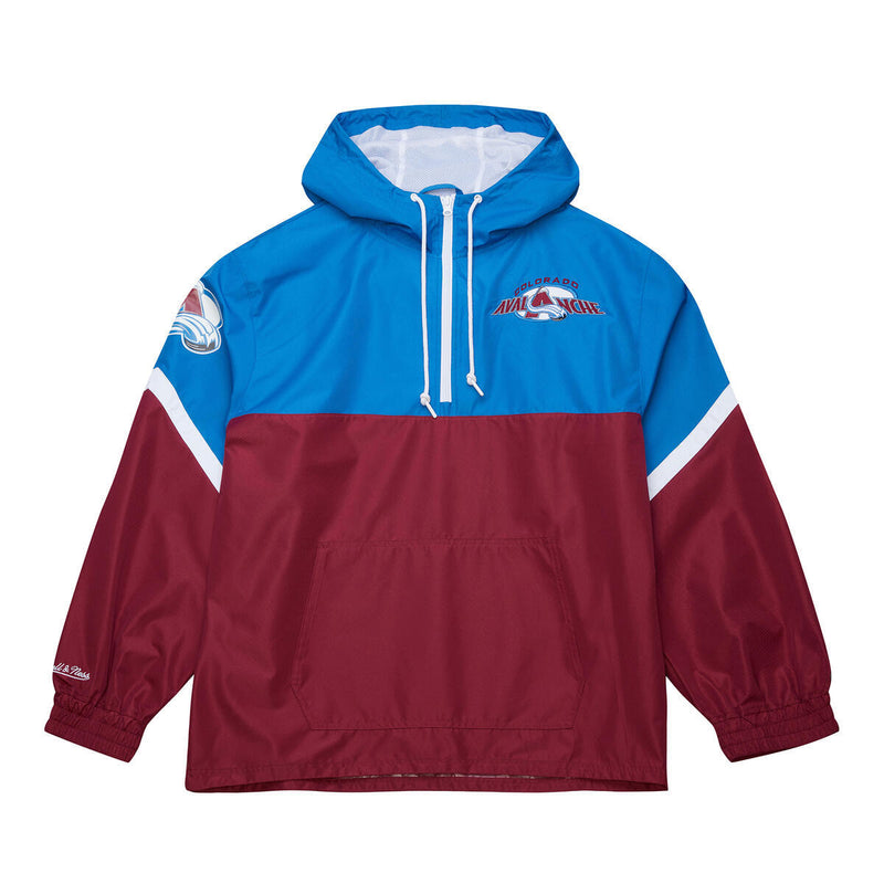 NHL TIE BREAKER LIGHTWEIGHT WINDBREAKER ANORAK CURRENT LOGO AVALANCHE - Image 1 NHL TIE BREAKER LIGHTWEIGHT WINDBREAKER ANORAK CURRENT LOGO AVALANCHE - Image 1