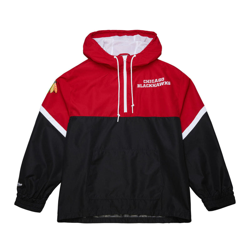 NHL TIE BREAKER LIGHTWEIGHT WINDBREAKER ANORAK CHICAGO BLACKHAWKS - Image 1 NHL TIE BREAKER LIGHTWEIGHT WINDBREAKER ANORAK CHICAGO BLACKHAWKS - Image 1