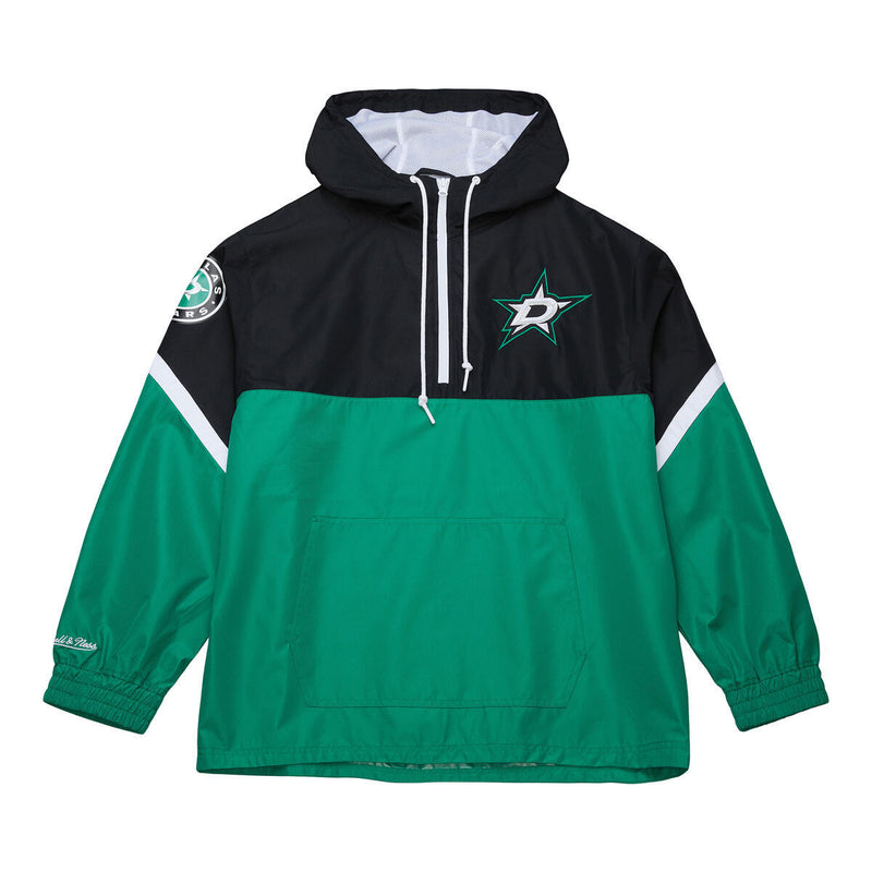 NHL TIE BREAKER LW WINDBREAKER ANORAK CURRENT LOGO STARS - Dark Green - Image 1 NHL TIE BREAKER LW WINDBREAKER ANORAK CURRENT LOGO STARS - Dark Green - Image 1