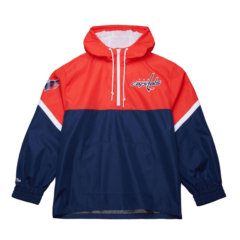 NHL TIE BREAKER LIGHTWEIGHT WINDBREAKER ANORAK WASHINGTON CAPITALS - Image 1 NHL TIE BREAKER LIGHTWEIGHT WINDBREAKER ANORAK WASHINGTON CAPITALS - Image 1