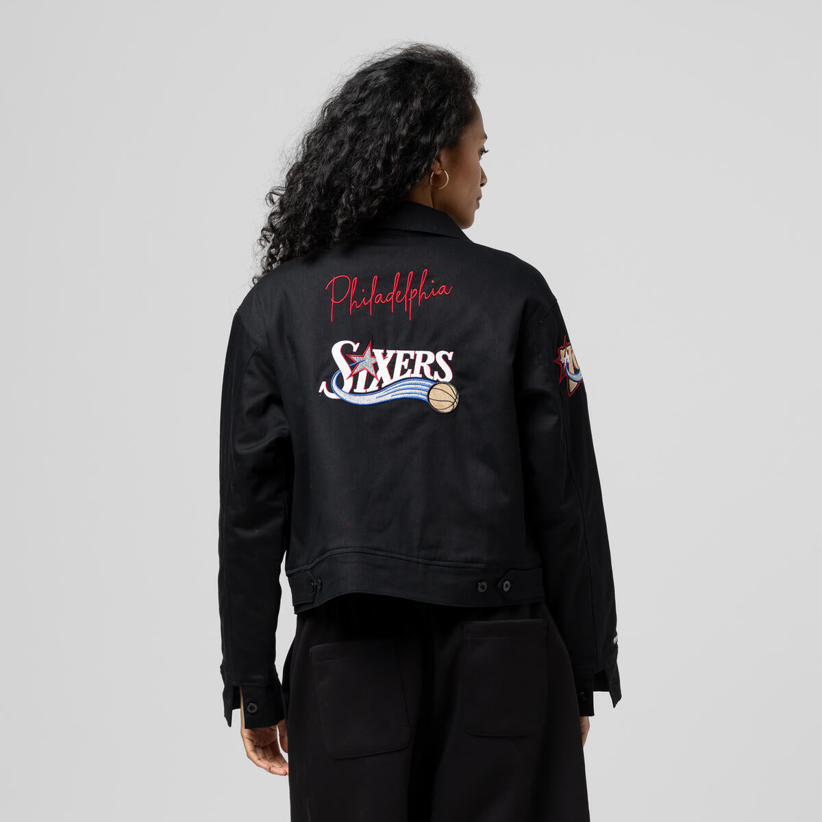 NBA MECHANIC JACKET 76ERS - Image 10