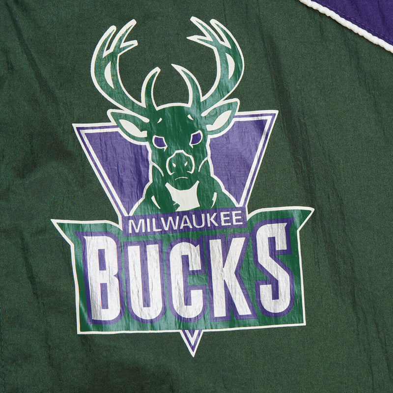 NBA BIG SHOT PREMIUM WINBREAKER VINTAGE LOGO BUCKS Multi-White ZF8070-MBUMTWH - Image 5 NBA BIG SHOT PREMIUM WINBREAKER VINTAGE LOGO BUCKS Multi-White ZF8070-MBUMTWH - Image 5