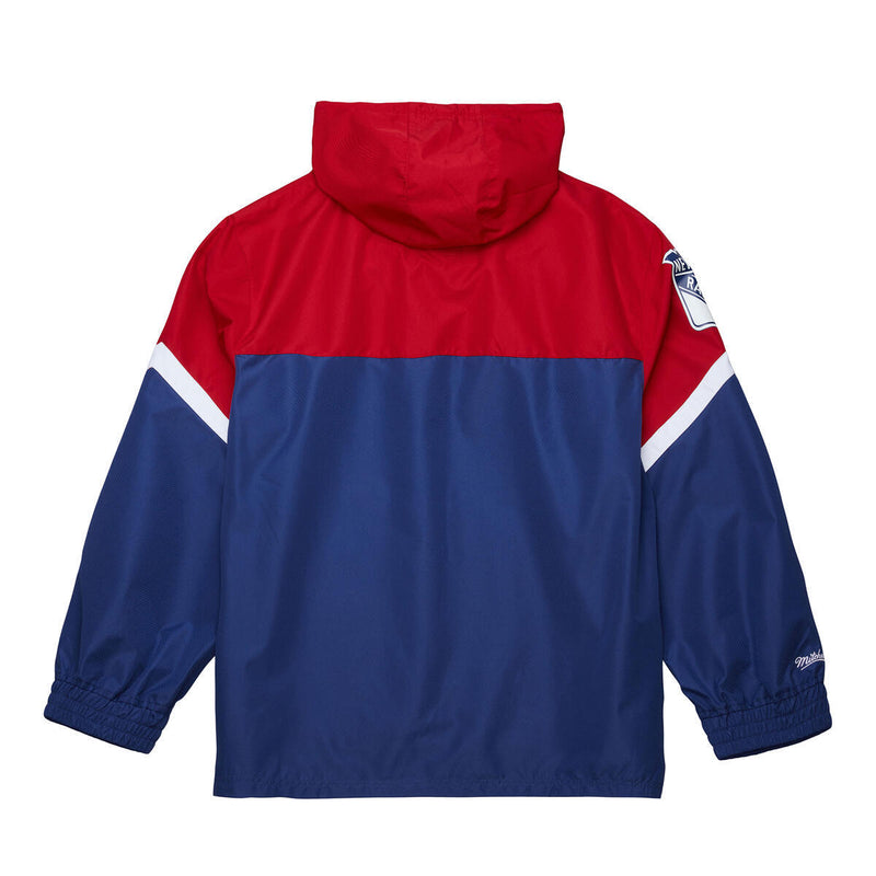 NHL TIE BREAKER LIGHTWEIGHT WINDBREAKER ANORAK NEW YORK RANGERS - Image 2 NHL TIE BREAKER LIGHTWEIGHT WINDBREAKER ANORAK NEW YORK RANGERS - Image 2