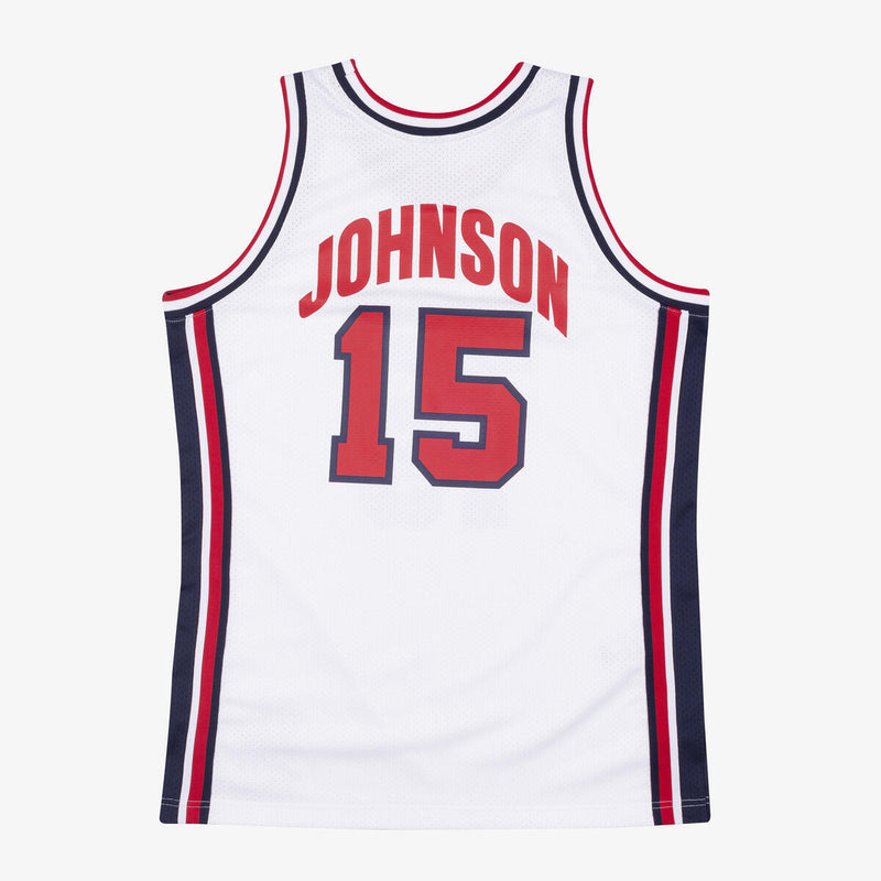 NBA AUTHENTIC JERSEY USA 1992 MAGIC JOHNSON - White - Image 2 NBA AUTHENTIC JERSEY USA 1992 MAGIC JOHNSON - White - Image 2