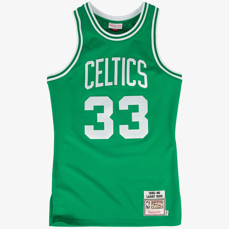NBA AUTHENTIC ROAD JERSEY CELTICS 1985 LARRY BIRD KELLY GREEN AJY4GS18068-BCEKYGN85LBI - Image 1 NBA AUTHENTIC ROAD JERSEY CELTICS 1985 LARRY BIRD KELLY GREEN AJY4GS18068-BCEKYGN85LBI - Image 1