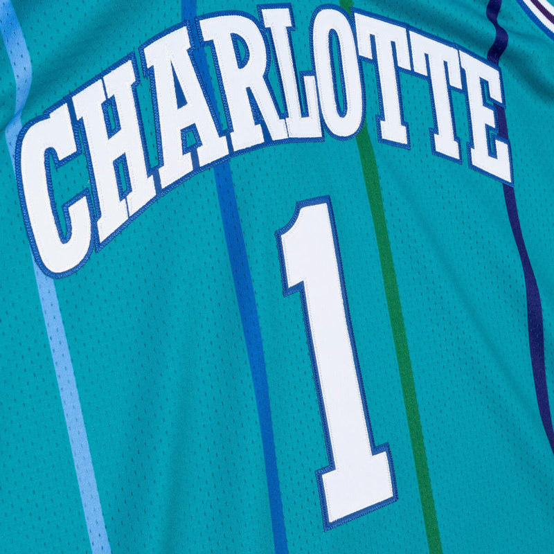 NBA AUTHENTIC ROAD JERSEY HORNETS 1992 MUGGSY BOGUES - Image 3 NBA AUTHENTIC ROAD JERSEY HORNETS 1992 MUGGSY BOGUES - Image 3