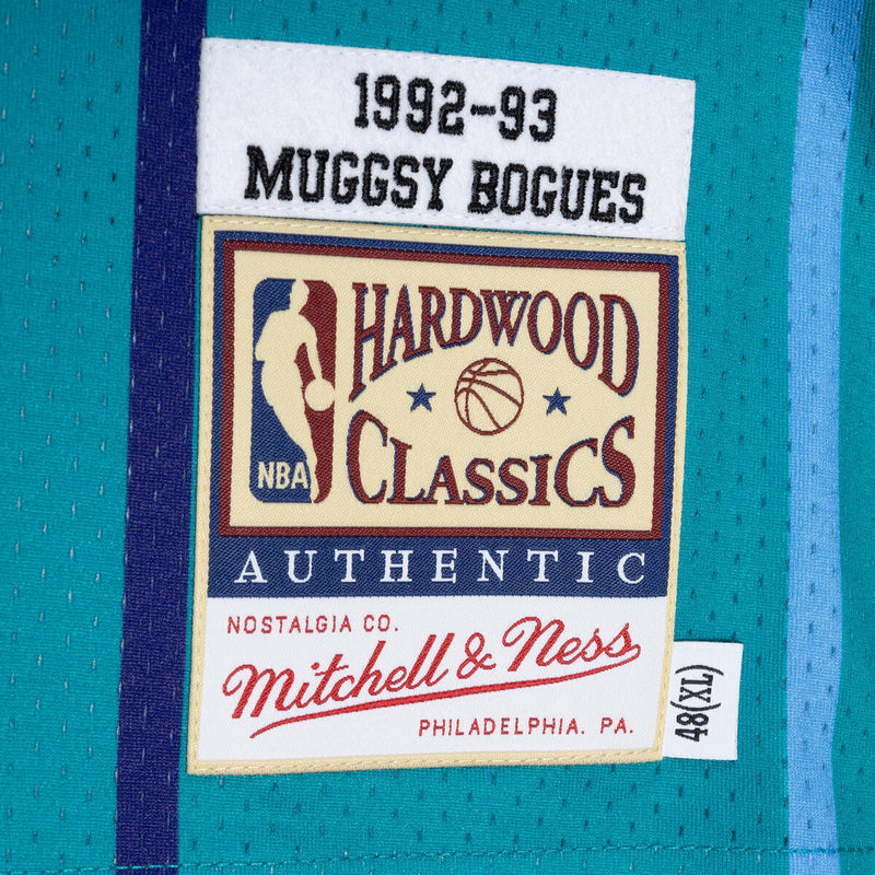 NBA AUTHENTIC ROAD JERSEY HORNETS 1992 MUGGSY BOGUES - Image 4 NBA AUTHENTIC ROAD JERSEY HORNETS 1992 MUGGSY BOGUES - Image 4