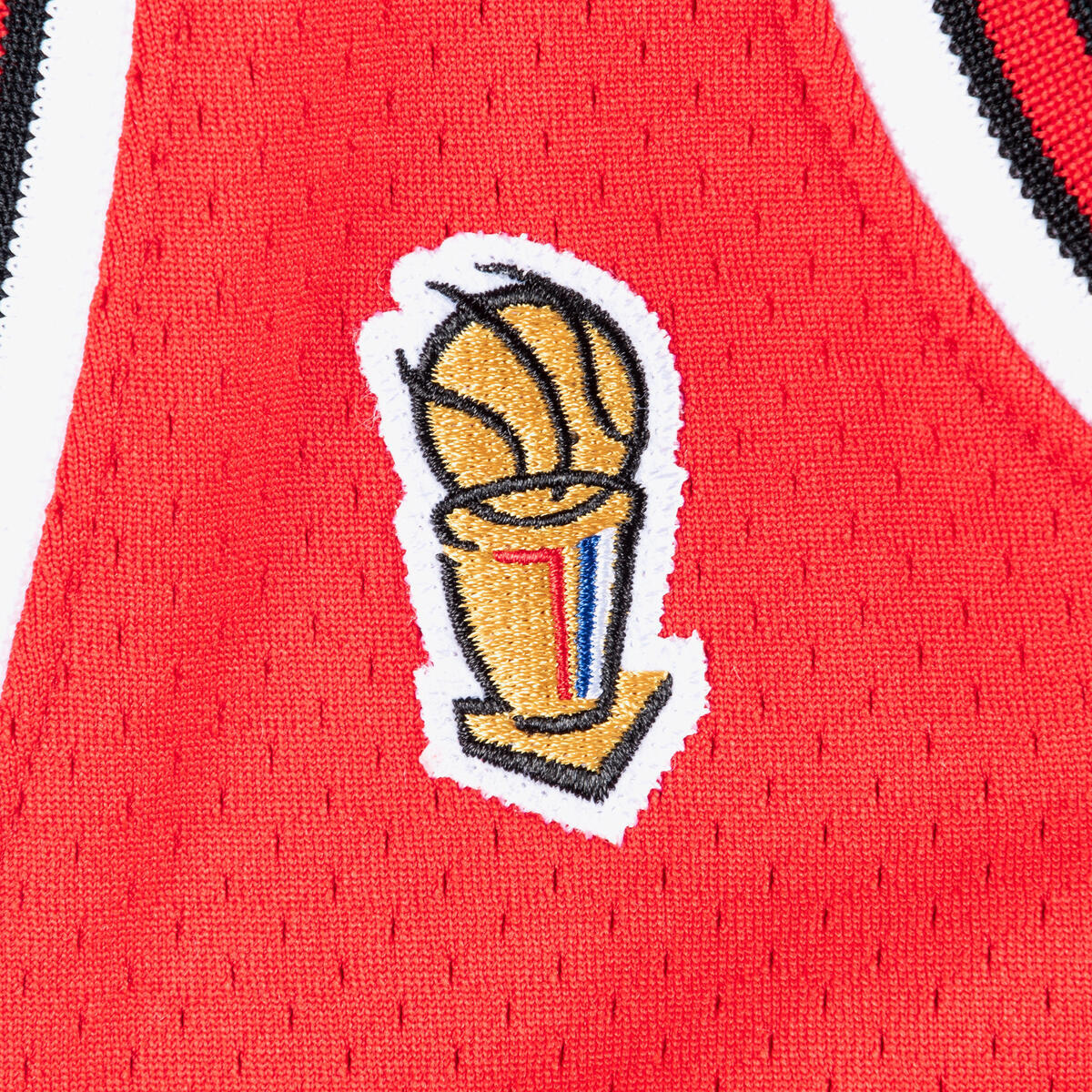 NBA AUTHENTIC ROAD FINALS JERSEY BULLS 1995 MICHAEL JORDAN - Scarlet - Image 5