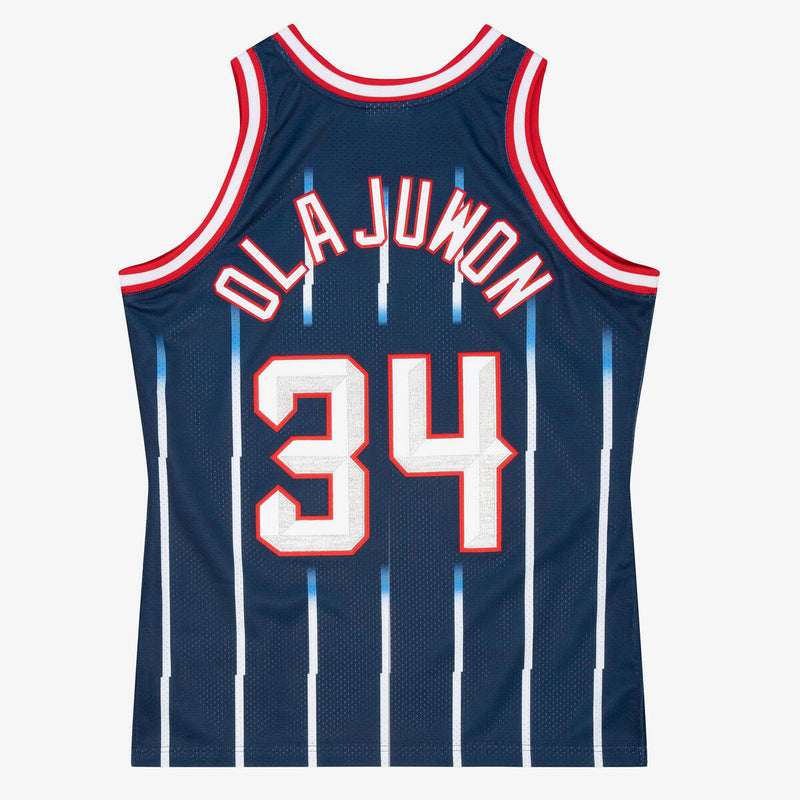 NBA AUTHENTIC ROAD JERSEY ROCKETS 1996 HAKEEM OLAJUWON Navy AJY4GS18085-HRONAVY96HOL - Image 2 NBA AUTHENTIC ROAD JERSEY ROCKETS 1996 HAKEEM OLAJUWON Navy AJY4GS18085-HRONAVY96HOL - Image 2