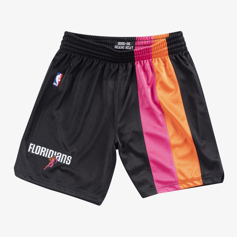 NBA AUTHENTIC ALTERNATE SHORTS HEAT 05-06 Black ASHREL18035-MHEBLCK05 - Image 1 NBA AUTHENTIC ALTERNATE SHORTS HEAT 05-06 Black ASHREL18035-MHEBLCK05 - Image 1