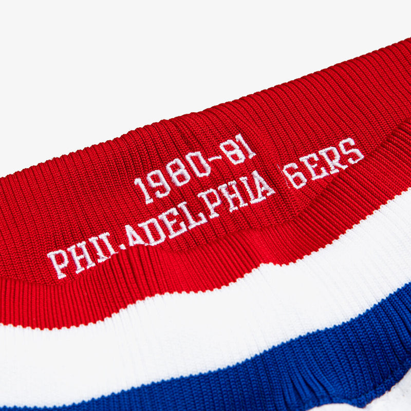 NBA AUTHENTIC SHORTS 76ERS 80 White ASHRSB19007-P76WHIT80 - Image 3 NBA AUTHENTIC SHORTS 76ERS 80 White ASHRSB19007-P76WHIT80 - Image 3