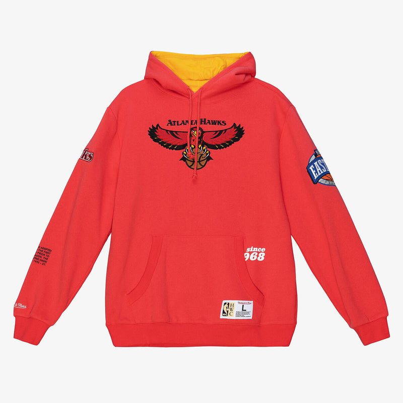 NBA TEAM ORIGINS FLEECE HOODIE HAWKS Scarlet FPHD4849-AHAYYPPPSCAR - Image 1 NBA TEAM ORIGINS FLEECE HOODIE HAWKS Scarlet FPHD4849-AHAYYPPPSCAR - Image 1