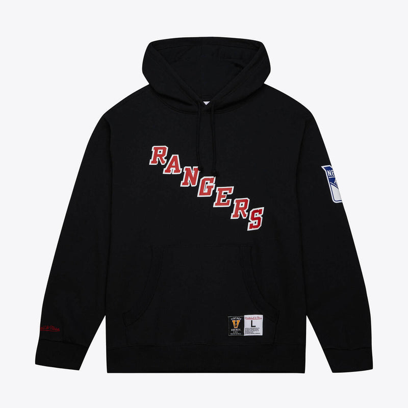 NHL GAME TIME FLEECE HOODIE VINTAGE LOGO RANGERS - Image 6 NHL GAME TIME FLEECE HOODIE VINTAGE LOGO RANGERS - Image 6