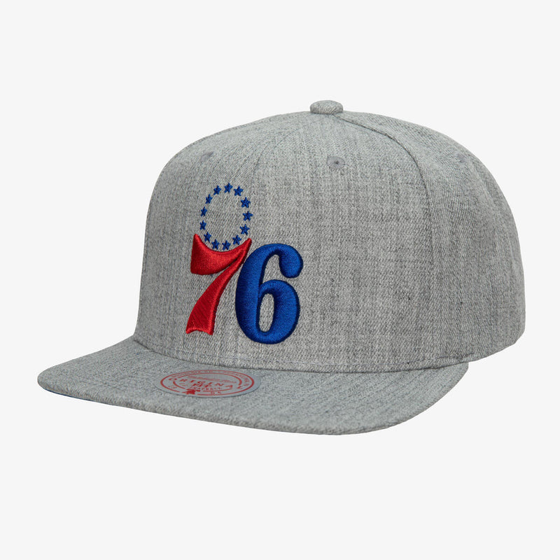 NBA TEAM HEATHER 2.0 SNAPBACK 76ERS - Image 1 NBA TEAM HEATHER 2.0 SNAPBACK 76ERS - Image 1