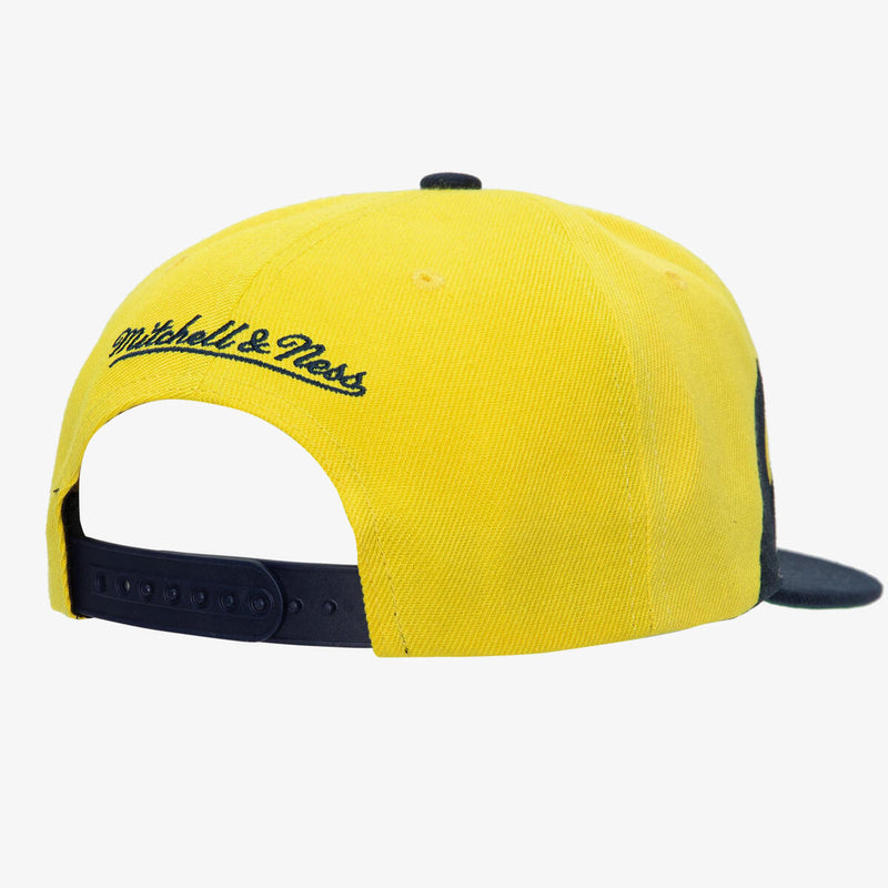 NCAA SHARKTOOTH SNAPBACK MICHIGAN Yellow-Navy HHSS3304-UMIYYPPPYWNY - Image 2 NCAA SHARKTOOTH SNAPBACK MICHIGAN Yellow-Navy HHSS3304-UMIYYPPPYWNY - Image 2