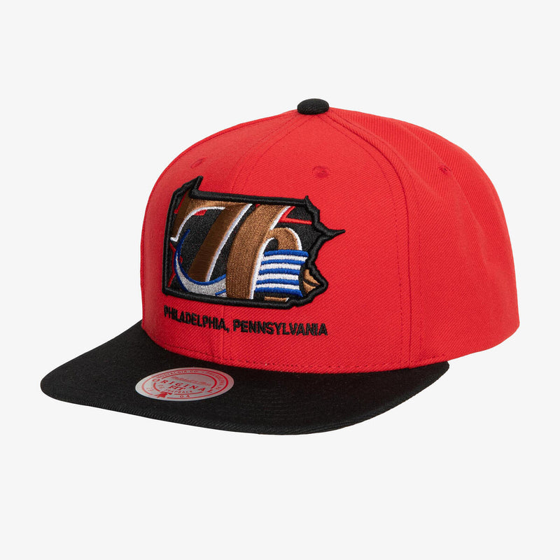 NBA TEAM INSIDER SNAPBACK HWC 76ERS - Red-Black NBA TEAM INSIDER SNAPBACK HWC 76ERS - Red-Black