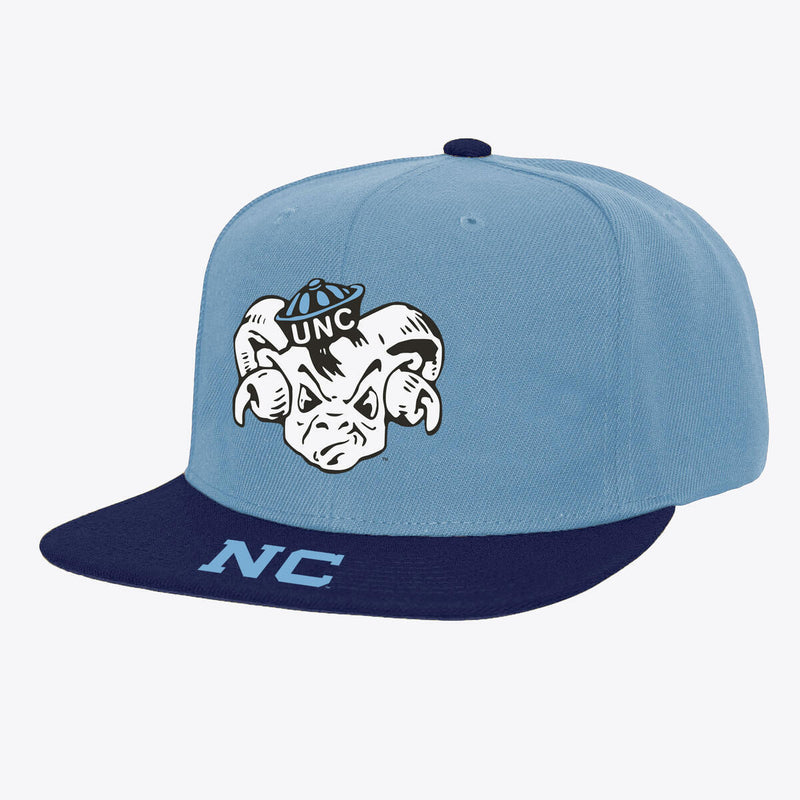 NCAA LOGO BILL SNAPBACK NORTH CAROLINA LIGHT BLUE-BLUE HHSS4533-UNCYYPPPLBBL - Image 1 NCAA LOGO BILL SNAPBACK NORTH CAROLINA LIGHT BLUE-BLUE HHSS4533-UNCYYPPPLBBL - Image 1