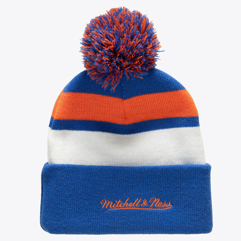 NHL STRIPE POM KNIT ISLANDERS Blue KTPCLD21212-NYIBLUE - Image 2 NHL STRIPE POM KNIT ISLANDERS Blue KTPCLD21212-NYIBLUE - Image 2