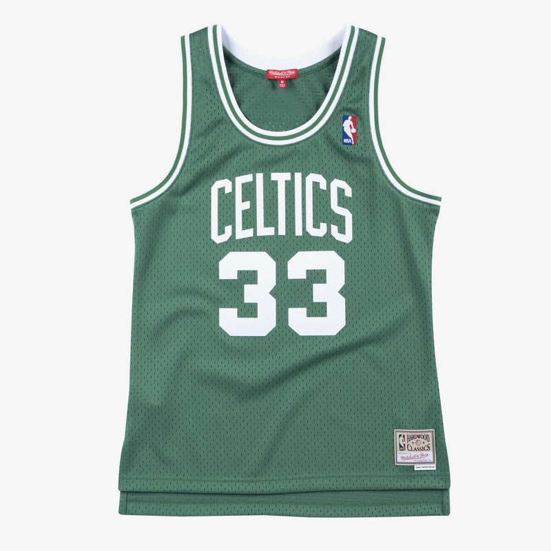 NBA WOMEN'S SWINGMAN JERSEY BOSTON CELTICS 1985 LARRY BIRD - Image 1 NBA WOMEN'S SWINGMAN JERSEY BOSTON CELTICS 1985 LARRY BIRD - Image 1