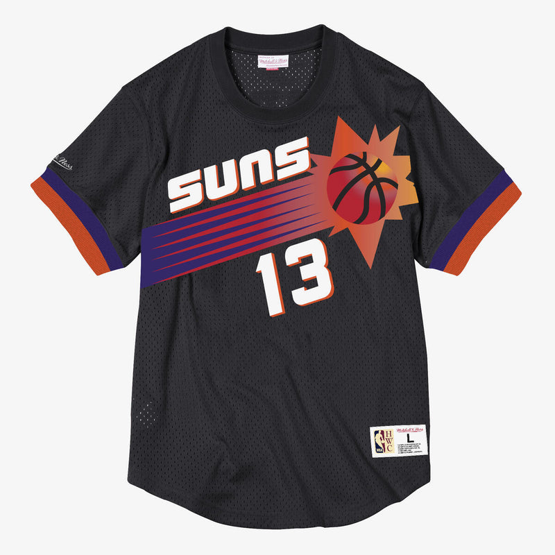 NBA N&N MESH TOP SUNS 1996 STEVE NASH Black NNMPSC19040-PSUBLCK96SNA - Image 1 NBA N&N MESH TOP SUNS 1996 STEVE NASH Black NNMPSC19040-PSUBLCK96SNA - Image 1