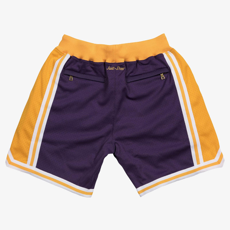 JUST DON ROAD SHORTS LAKERS Purple SHORNG18321-LALPURP396 - Image 4 JUST DON ROAD SHORTS LAKERS Purple SHORNG18321-LALPURP396 - Image 4