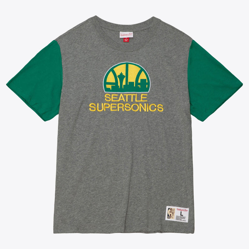 NBA COLOR BLOCKED SS TEE SUPERSONICS - Image 3 NBA COLOR BLOCKED SS TEE SUPERSONICS - Image 3