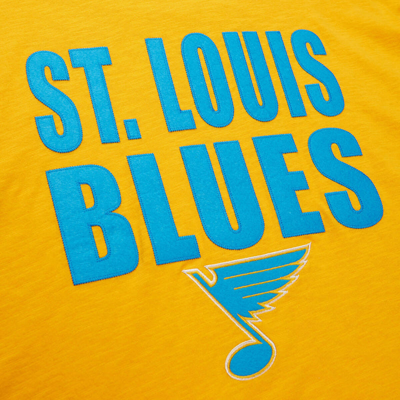 NHL LEGENDARY SLUB SS TEE BLUES Gold TCRW5507-SLUYYPPPGOLD - Image 3 NHL LEGENDARY SLUB SS TEE BLUES Gold TCRW5507-SLUYYPPPGOLD - Image 3