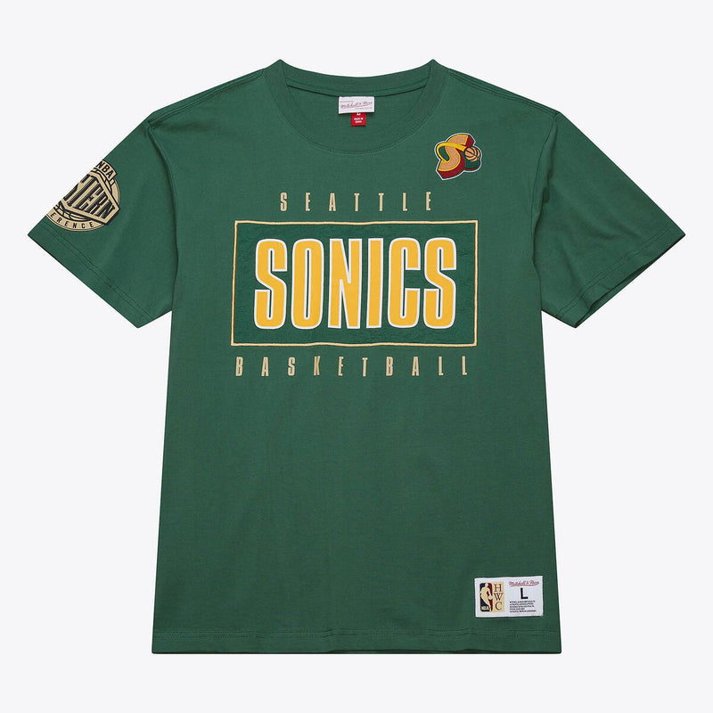NBA TEAM OG 2.0 PREMIUM SS TEE VINTAGE LOGO SUPERSONICS Bucks Green TCRW7096-SSUYYPPPBUGN - Image 1 NBA TEAM OG 2.0 PREMIUM SS TEE VINTAGE LOGO SUPERSONICS Bucks Green TCRW7096-SSUYYPPPBUGN - Image 1