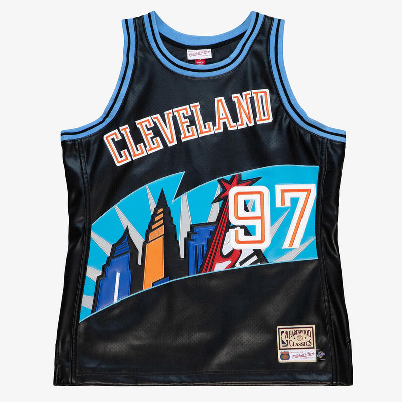 NBA M&N X JEFF HAMILTON FASHION JERSEY CAVALIERS Black TFSM4812-CCAYYPPPBLCK - Image 1 NBA M&N X JEFF HAMILTON FASHION JERSEY CAVALIERS Black TFSM4812-CCAYYPPPBLCK - Image 1