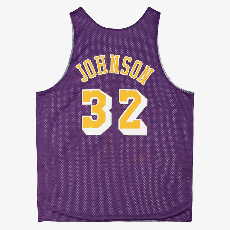 NBA REVERSIBLE MESH TANK LAKERS MAGIC JOHNSON Purple TMTK3208-LALYYEJHPURP - Image 2 NBA REVERSIBLE MESH TANK LAKERS MAGIC JOHNSON Purple TMTK3208-LALYYEJHPURP - Image 2