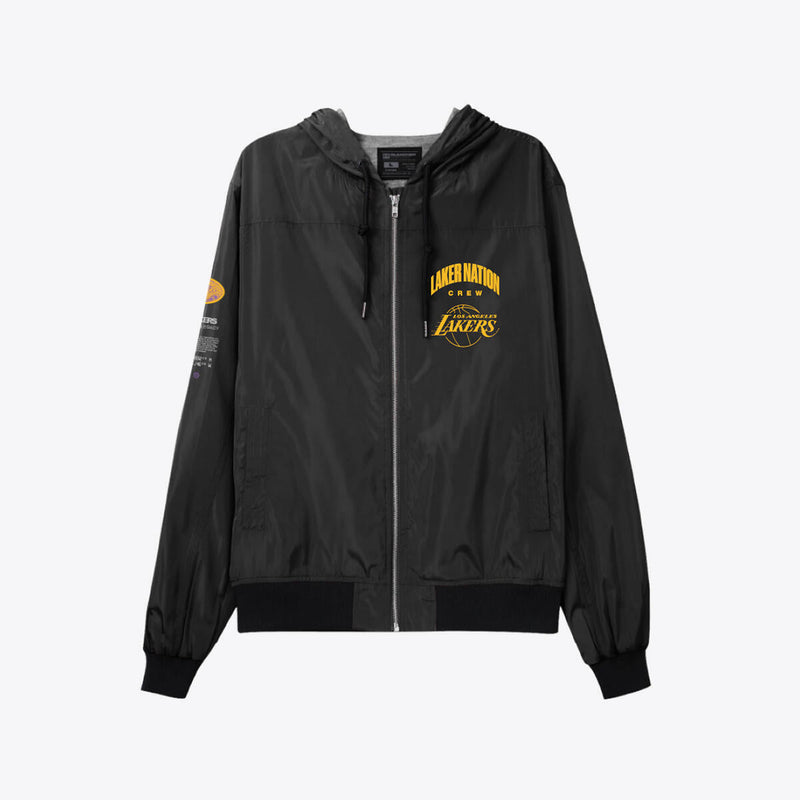 NBA CREW JACKET LAKERS Black WUJKBR1005-LALBLCK - Image 1 NBA CREW JACKET LAKERS Black WUJKBR1005-LALBLCK - Image 1
