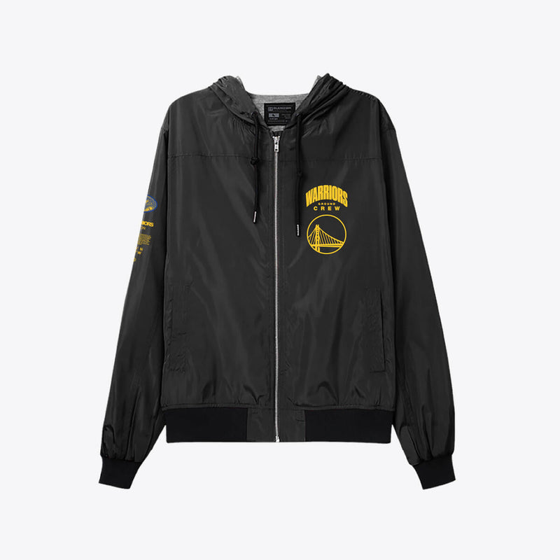 NBA CREW JACKET WARRIORS Black WUJKBR1017-GSWBLCK - Image 1 NBA CREW JACKET WARRIORS Black WUJKBR1017-GSWBLCK - Image 1