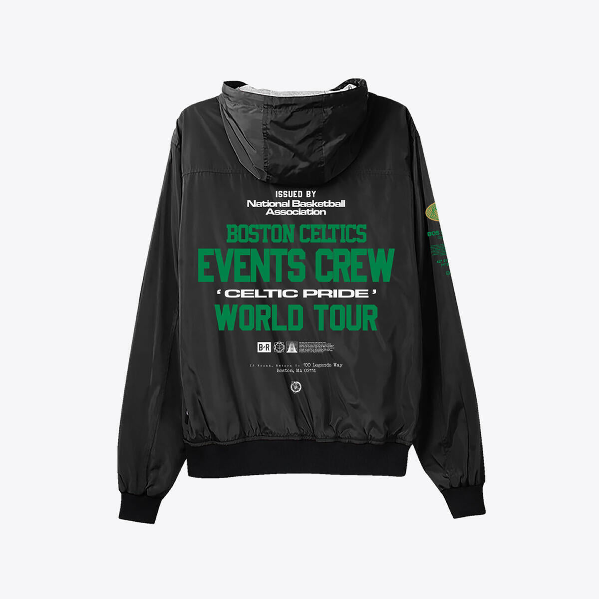 NBA CREW JACKET CELTICS Black WUJKBR1029-BCEBLCK - Image 2