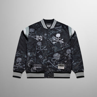 MASTERMIND X M&N PRINT SATIN JACKET