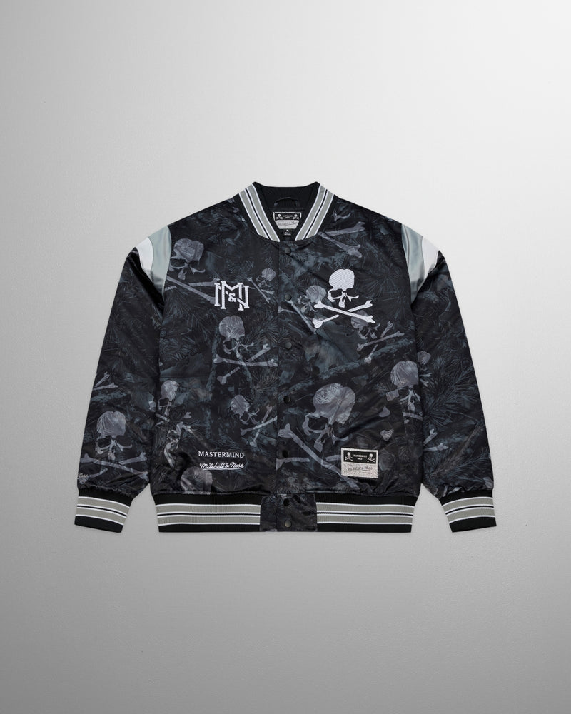 MASTERMIND X M&N PRINT SATIN JACKET
