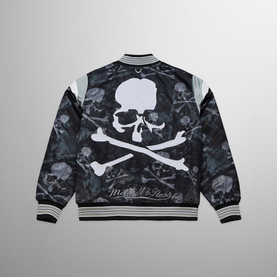 MASTERMIND X M&N PRINT SATIN JACKET