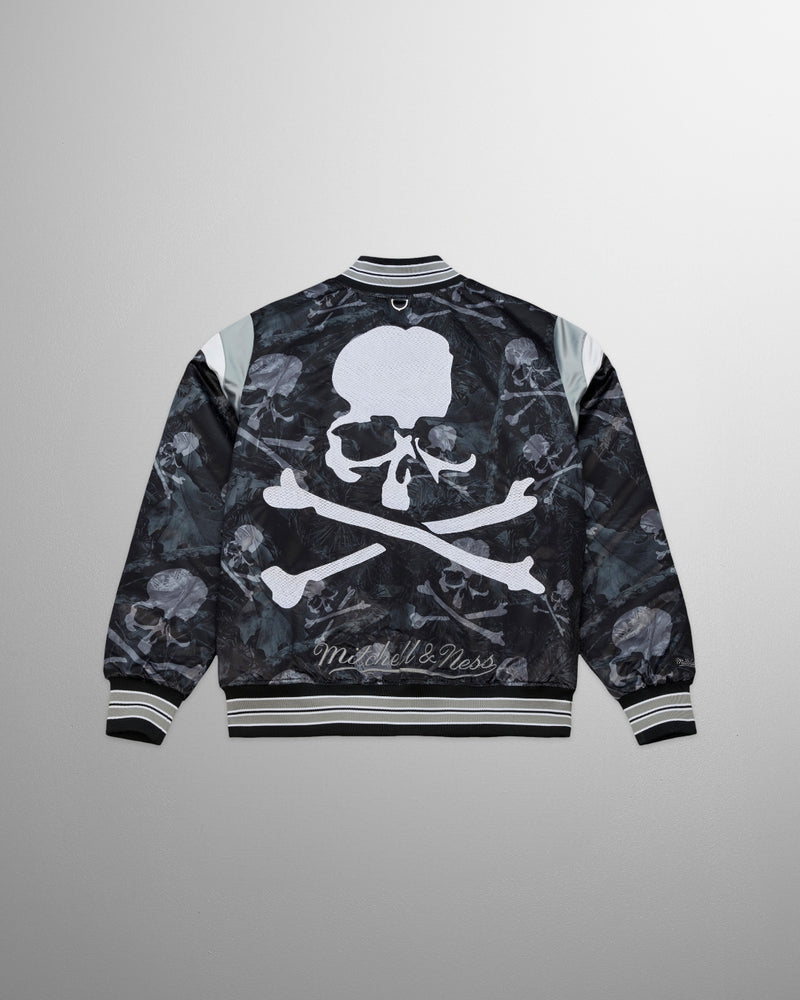 MASTERMIND X M&N PRINT SATIN JACKET