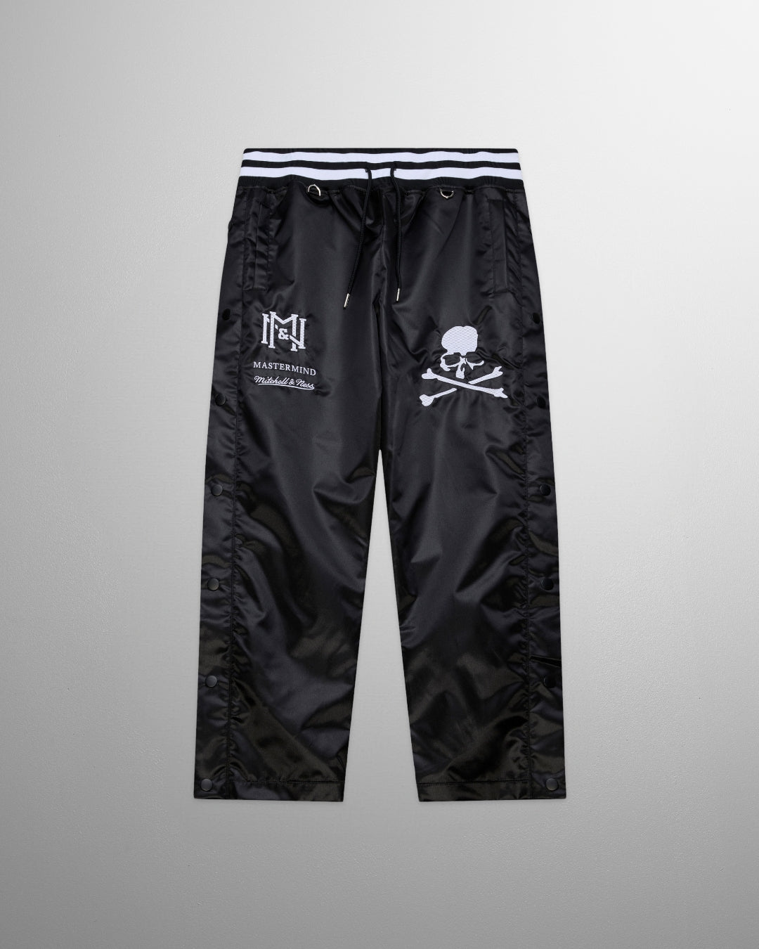MASTERMIND X M&N TEAR PANTS