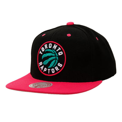 NBA SANTA ANA 2 TONE SNAPBACK RAPTORS Black-Pink 6HSSJS19199-TRABKPK - Image 3