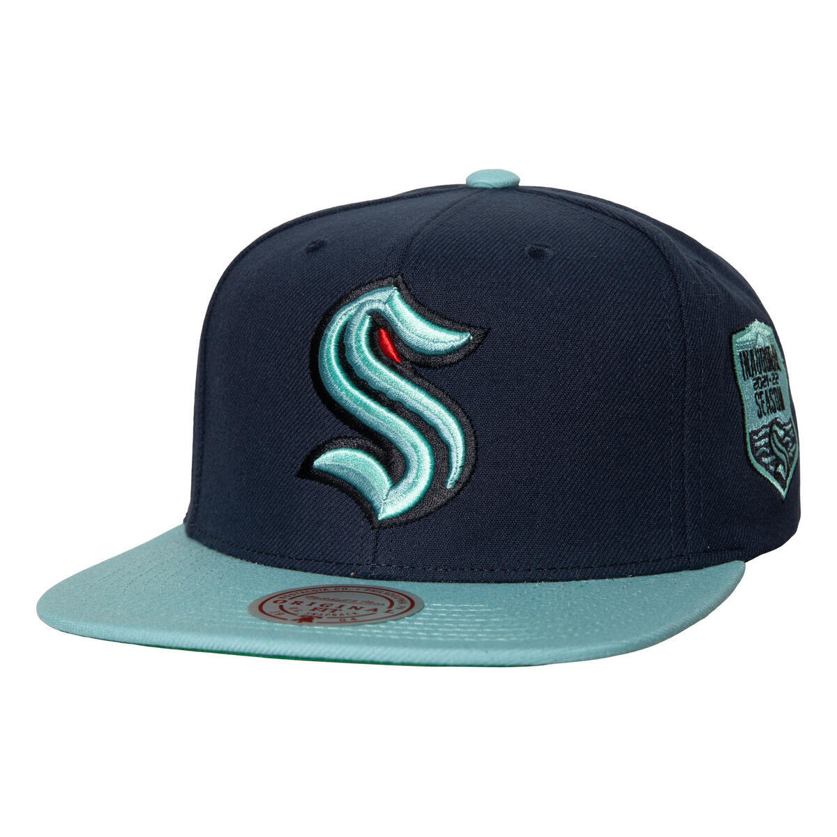 NHL 2 TONE SIDE PATCH SNAPBACK KRAKEN Navy 6HSSLR22462-SKRNAVY - Image 4