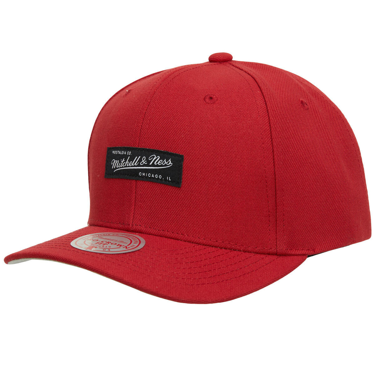 BRANDED M&N BOX LOGO PRO SNAPBACK Red 6HSSRI21084-MNNRED1 - Image 1