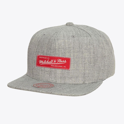 BRANDED HI DENSITY SNAPBACK - Grey Heather